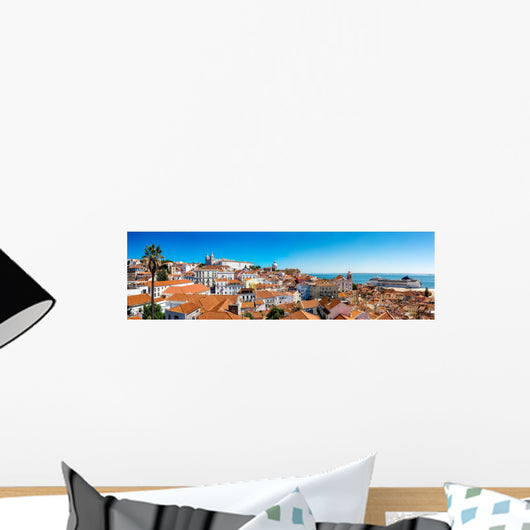 Panorama of Lisbon Wall Decal