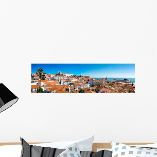 Panorama of Lisbon Wall Decal