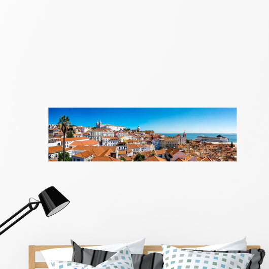 Panorama of Lisbon Wall Decal