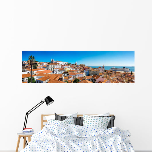Panorama of Lisbon Wall Decal