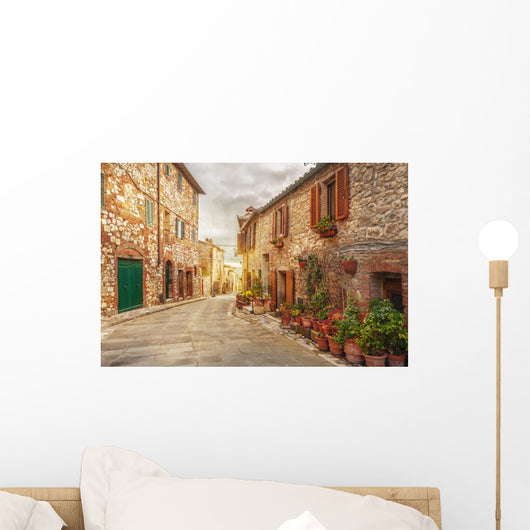 Old Italian Colorful Town Wall Decal