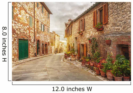 Old Italian Colorful Town Wall Decal