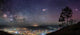 Starry night panorama Wall Decal