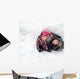 Children playing in a snow cave Wall Decal