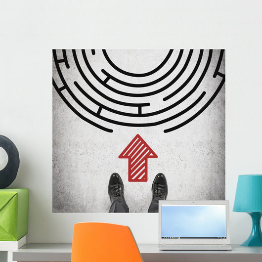 labyrinth Wall Decal