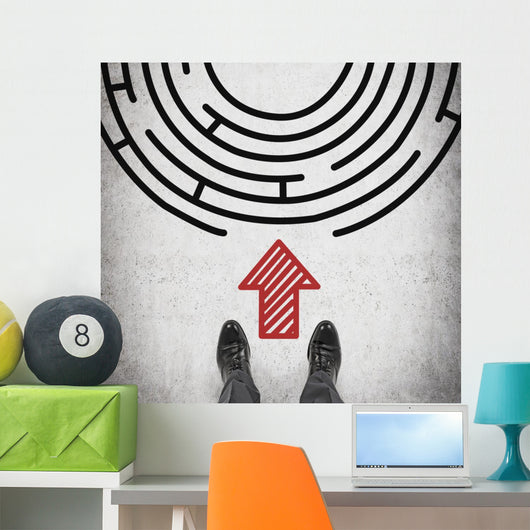 labyrinth Wall Decal