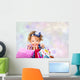 Little Girl Shopaholic Wall Decal