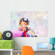 Little Girl Shopaholic Wall Decal