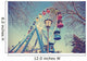 Retro filtered picture of ferris wheel in a park. Wall Decal