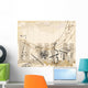 Musical background Wall Decal