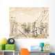 Musical background Wall Decal