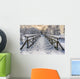 Winter Snow-Covered Bridge Wall Decal
