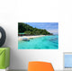 Plage sur les iles Perhentian Wall Decal