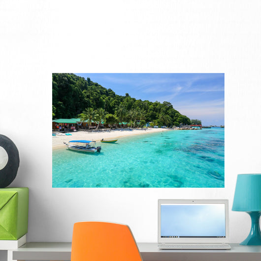 Plage sur les iles Perhentian Wall Decal