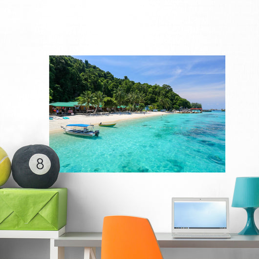 Plage sur les iles Perhentian Wall Decal