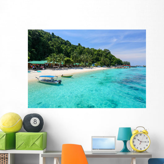 Plage sur les iles Perhentian Wall Decal