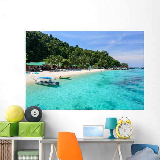 Plage sur les iles Perhentian Wall Decal
