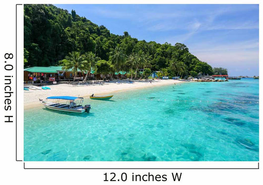 Plage sur les iles Perhentian Wall Decal