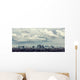 Jakarta city view with Kampung in foreground Wall Decal