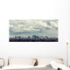Jakarta city view with Kampung in foreground Wall Decal