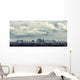 Jakarta city view with Kampung in foreground Wall Decal