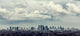 Jakarta city view with Kampung in foreground Wall Decal