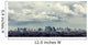 Jakarta city view with Kampung in foreground Wall Decal