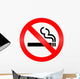 interdiction de fumer Wall Decal