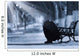 Depressed woman in front of a bench Wall Mural