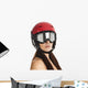 ski mask lady Wall Decal