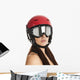 ski mask lady Wall Decal