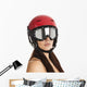 ski mask lady Wall Decal