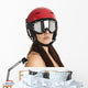 ski mask lady Wall Decal