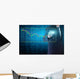 Businessman analyze stock market charts and graphs Wall Mural