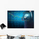 Businessman analyze stock market charts and graphs Wall Mural