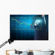 Businessman analyze stock market charts and graphs Wall Mural