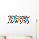 Running race Wall Decal