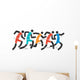 Running race Wall Decal