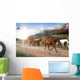 Herd of horses Wall Mural