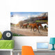 Herd of horses Wall Mural