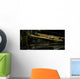 beautiful golden trumpet Wall Mural