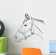 Horse in halter Wall Decal
