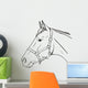 Horse in halter Wall Decal