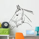 Horse in halter Wall Decal