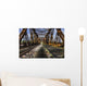 Looking Forward Over Old Abandoned Rusty Train Bridge Wall Mural