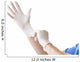 Doctor putting on sterile gloves Wall Decal