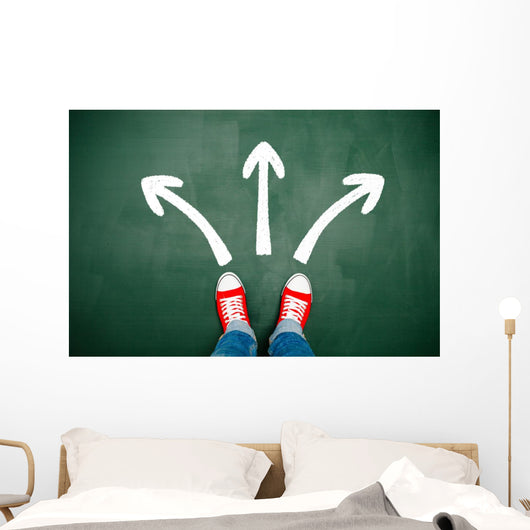 Choosing your way Wall Mural
