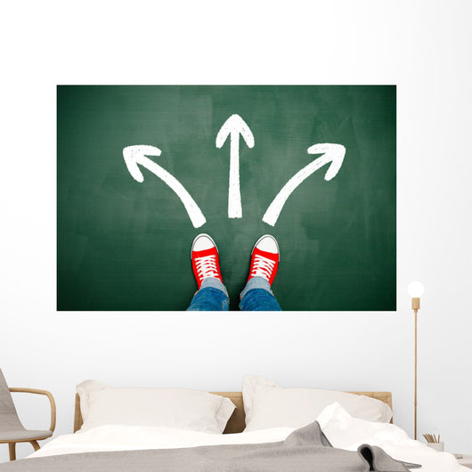 Choosing your way Wall Mural
