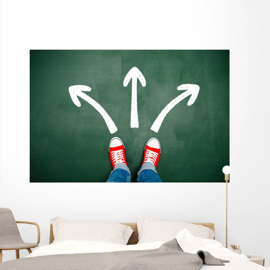 Choosing your way Wall Mural