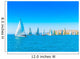 Sailing boats during a regatta at Saronic gulf in Athens Greece Wall Mural